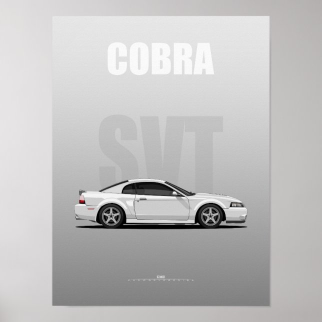 Poster Cobra SVT muscle car americano (Frente)