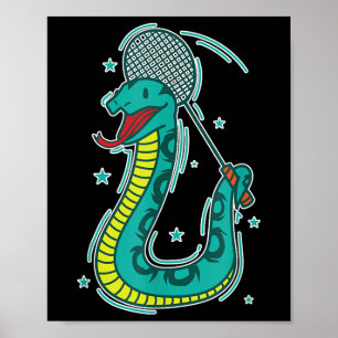 Poster Cobra toca Badminton