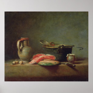 Póster Cobre Caldeirão com Pitcher