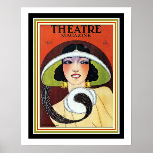 Poster cobrir 16 x 20 da Revista de Teatro de 1924