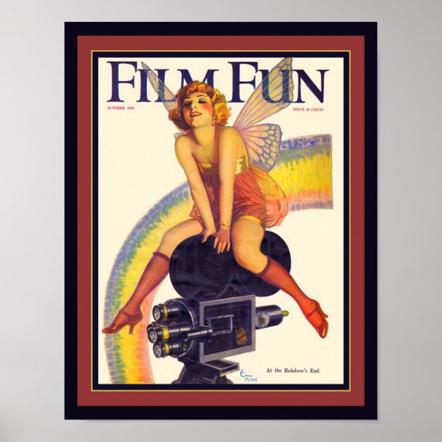 Poster cobrir da Deco Magazine "Film Fund" de 1922 (Frente)