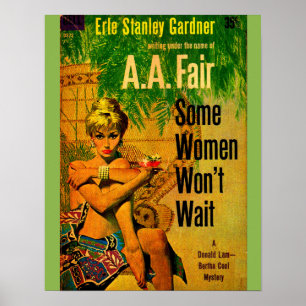 Póster cobrir da pasta de papel de 1953 Algumas mulheres