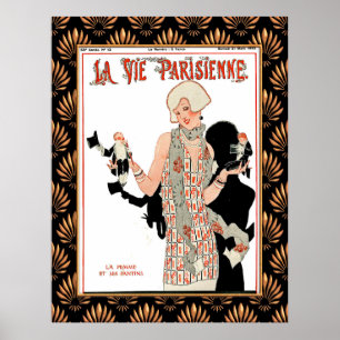 Poster Cobrir da revista 1920 La Vie Parisienne