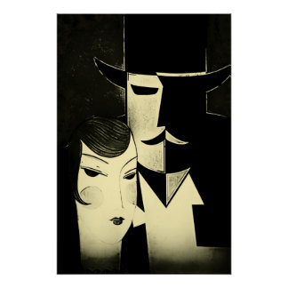 Póster Cobrir da revista Art deco