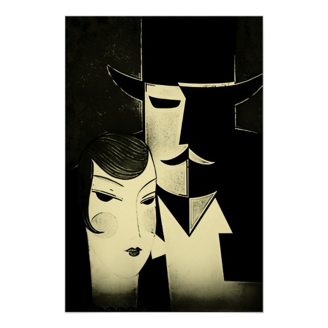 Póster Cobrir da revista Art deco (Frente)