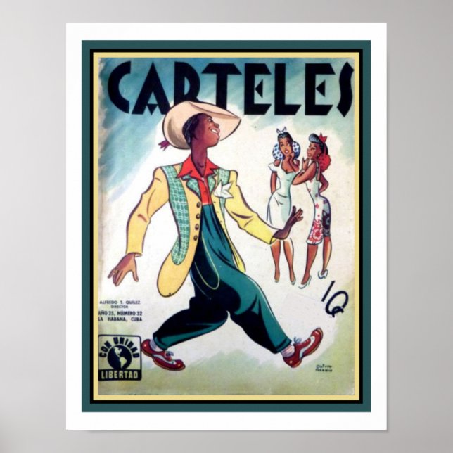 Poster cobrir da Revista Cat de Carteles Legal 1944 (Frente)