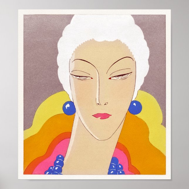 Poster Cobrir da revista de moda Art-Goût-Beauté (Frente)