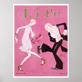Póster Cobrir da revista Life Flapper 1926