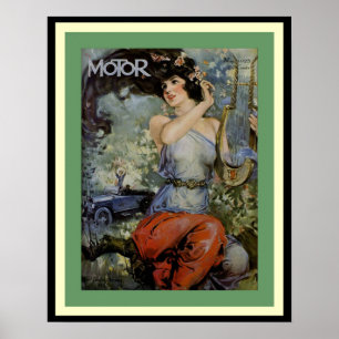 Póster Cobrir da Revista Motor Vintage