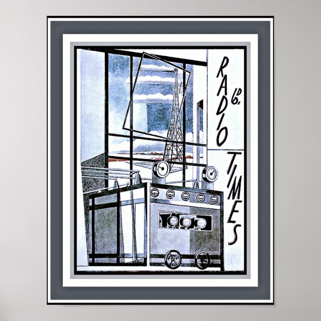 Poster cobrir da revista Radio Times de 1930 (Frente)