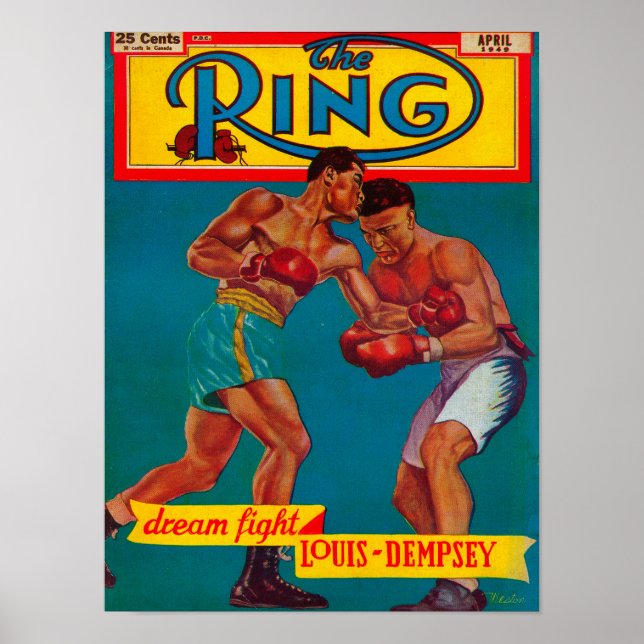 Póster Cobrir da Revista Ring (Frente)