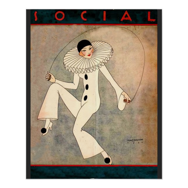 Póster Cobrir da Revista Social (Frente)