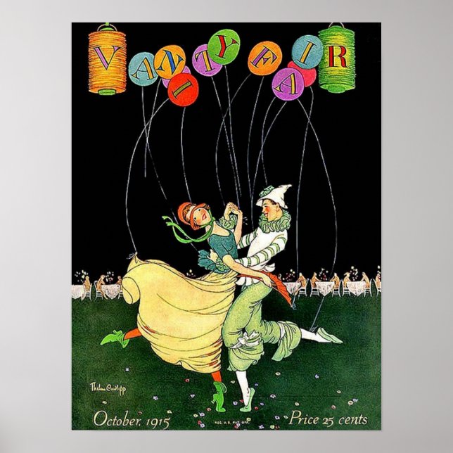 Póster Cobrir da Revista Vanity Fair de 1915 (Frente)