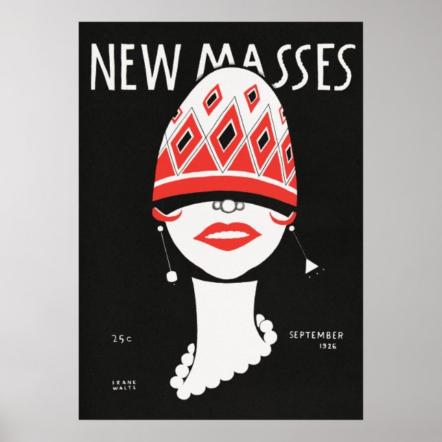 Poster Cobrir da Revista Vintage (Frente)