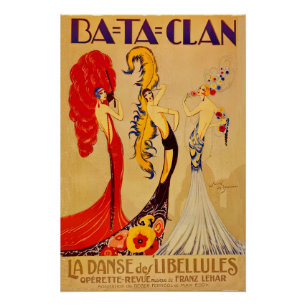 Póster Cobrir de arte deco