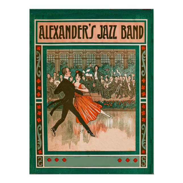 Póster Cobrir de arte deco (Frente)