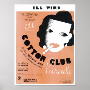 Poster Cobrir de Canalização Vintage do Clube de Algod
