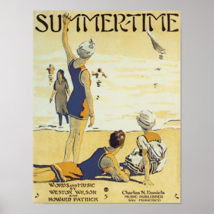 Póster Cobrir de Dirigente de Verão