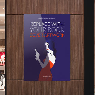 Poster Cobrir de livro Autor Writer Promocional