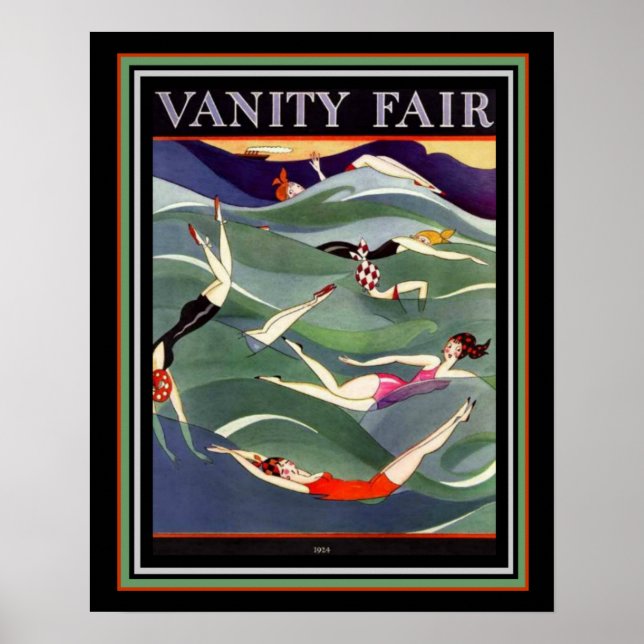 Póster cobrir de maiô de Vanity Fair Deco 16x20 (Frente)