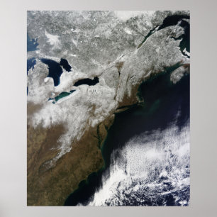 Póster Cobrir de neve que estica de Canadá