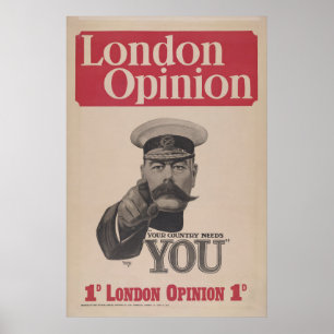 Poster Cobrir de Opinião Vintage London