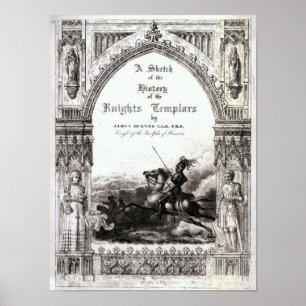 Póster Cobrir 'de um esboço da história os cavaleiros
