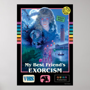 Poster Cobrir de VHS do vintage do exorcismo do meu
