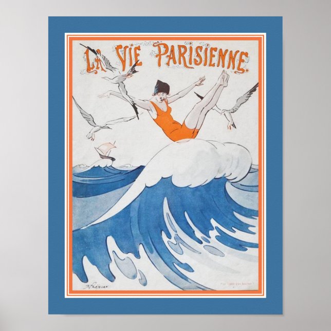 Poster cobrir Deco La Vie Parisienne de 1923 (Frente)