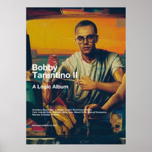 Poster Cobrir do Álbum Logic Bobby Tarantino II
