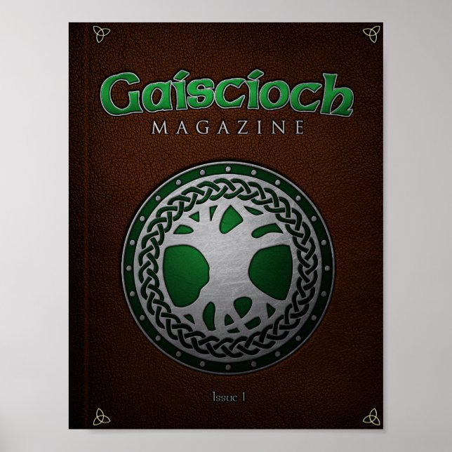 Poster Cobrir do Gaiscioch Magazine Issue 1 (Frente)
