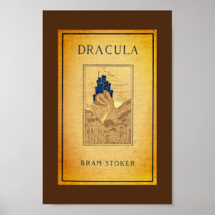 Poster Cobrir Drácula do primeiro Ed Americano. (1899)