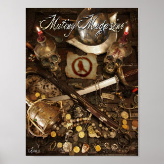 Poster Cobrir frontal do Problema 5 da Revista de Motim