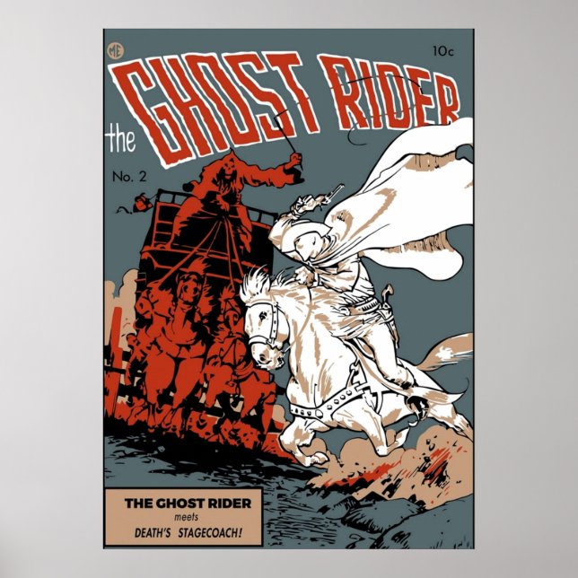 Poster Cobrir Ghost Rider Comic (Frente)