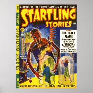 Poster Cobrir gigante robô de raio de calor