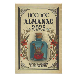 Póster Cobrir Hoodoo Almanac 2025