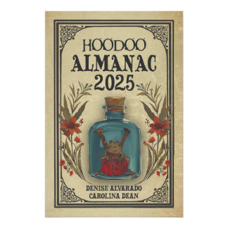 Póster Cobrir Hoodoo Almanac 2025