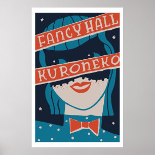Poster Cobrir japonês da caixa de fósforos do vintage