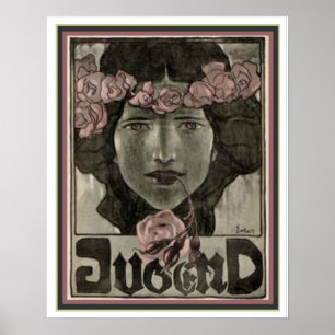 Póster Cobrir Jugend Art Nouveau por Fidus 16 x 20
