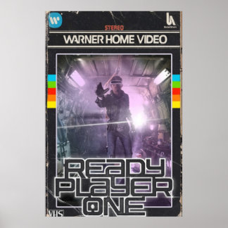 Poster Cobrir Ready Player One VHS