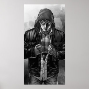 Poster Cobrir Terrestre - Preto e Branco