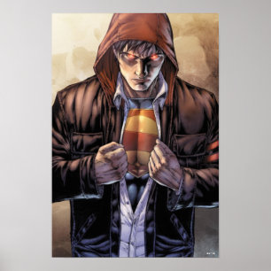 Poster Cobrir Terrestre Super-Homem - Cor