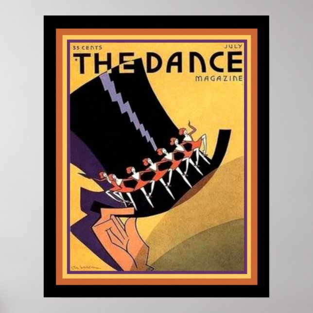 Póster Cobrir "The Dance" (1920) 16 x 20 (Frente)