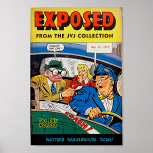 Poster Cobrir Vintage Comic