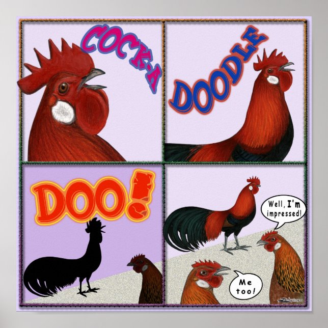 Poster Cock-A-Doodle-Doo! (Frente)