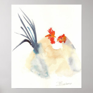Póster Cocka-doodle-caro