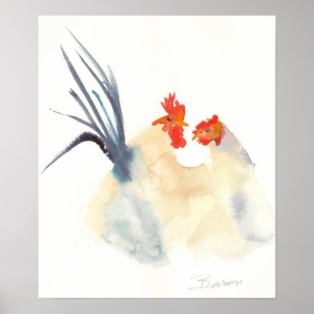 Póster Cocka-doodle, querida (Frente)