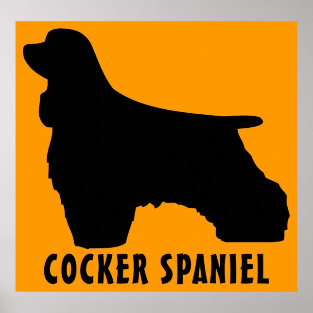 Póster Cocker Spaniel (Frente)