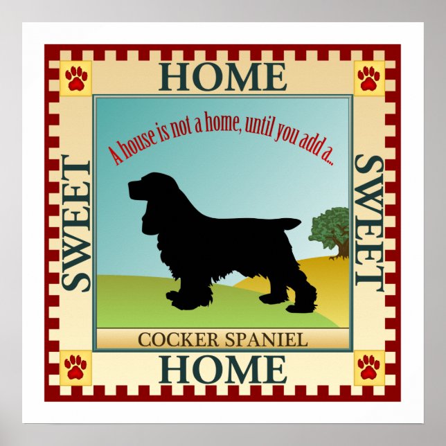 Poster Cocker Spaniel (Frente)