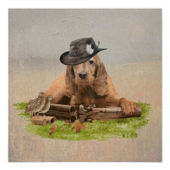 Póster Cocker Spaniel (Frente)
